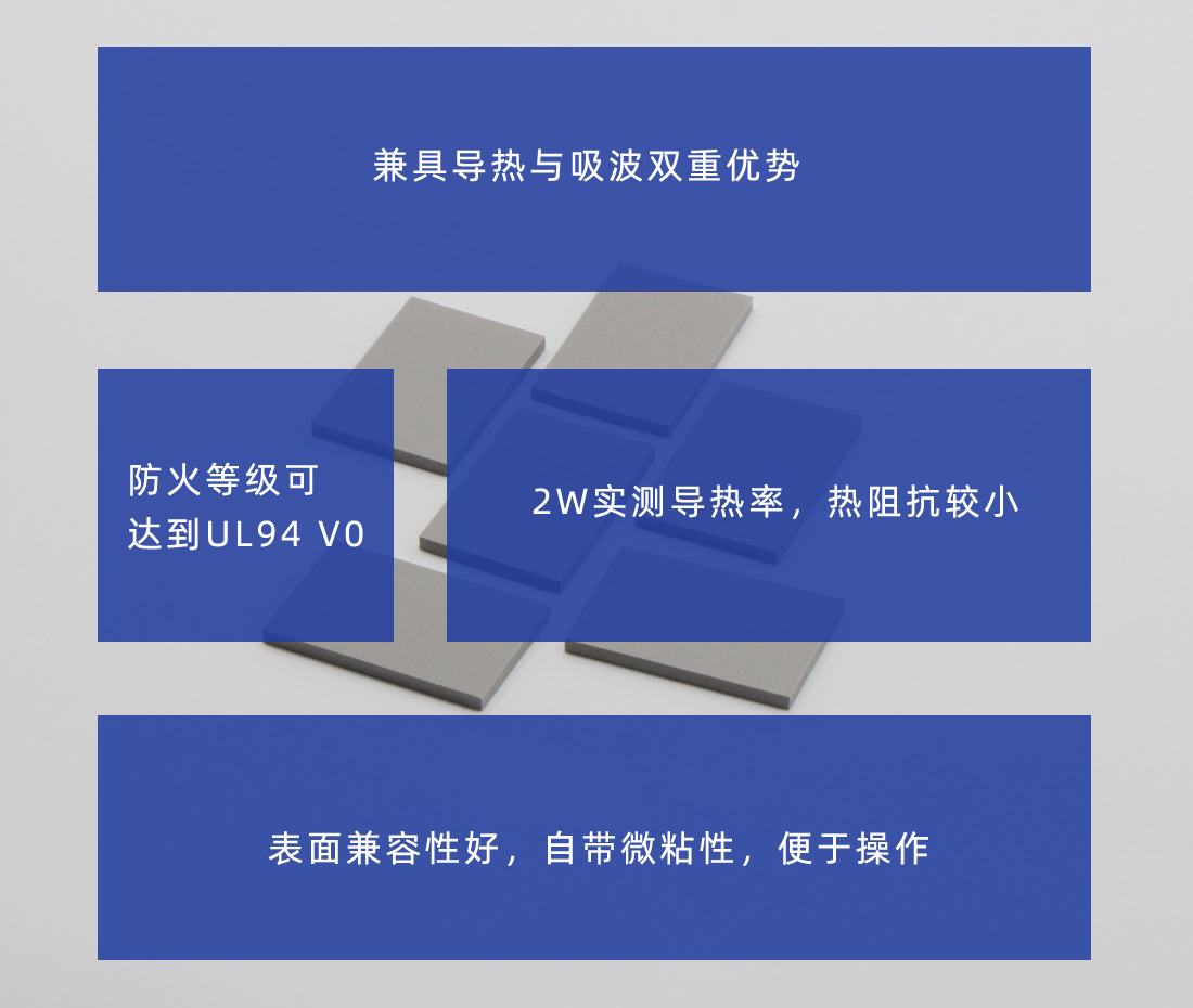 導熱吸波墊特性 導熱吸波墊特性